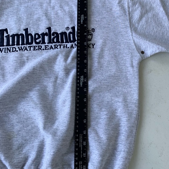 Vintage 90s Timberland Embroidered Heavyweight Sweatshirt Size M - Picture 6 of 9